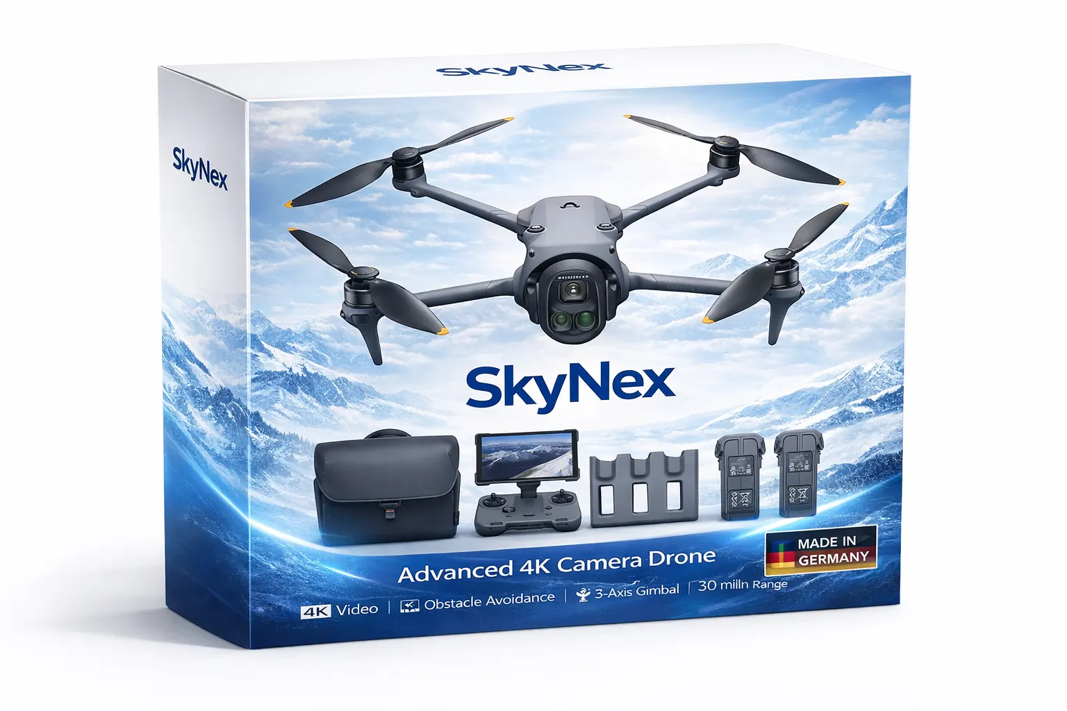 SkyNex Drone w zestawie